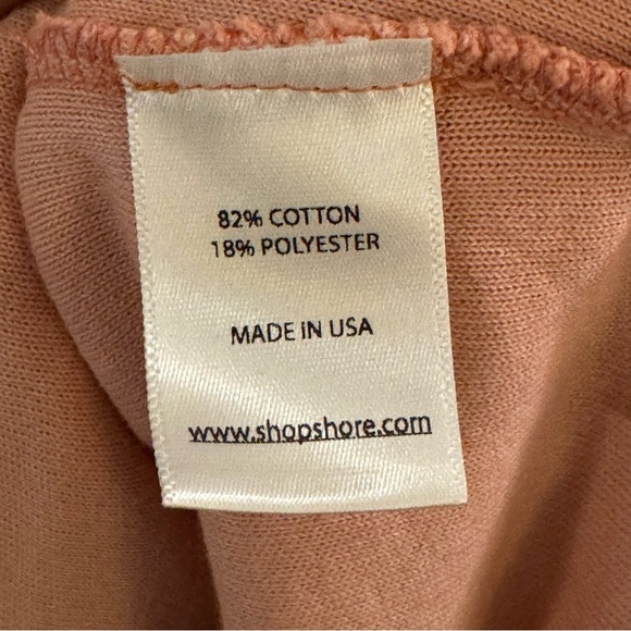 Shore Women's Terry Coral Beach Top Size MEDIUM NWT - Picture 4 of 6